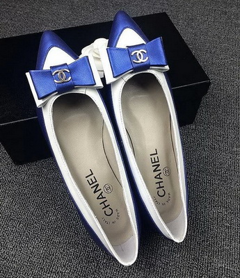 CHANEL Shallow mouth flat shoes Women--141